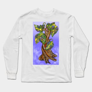 Dream a Little Dream of Tree on Dreamy Purple Long Sleeve T-Shirt